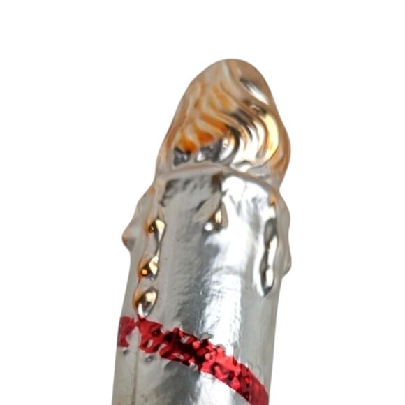 Vintage Inge-Glas Clip-On Candle Christmas German Glass Ornament - Picture 4 of 5